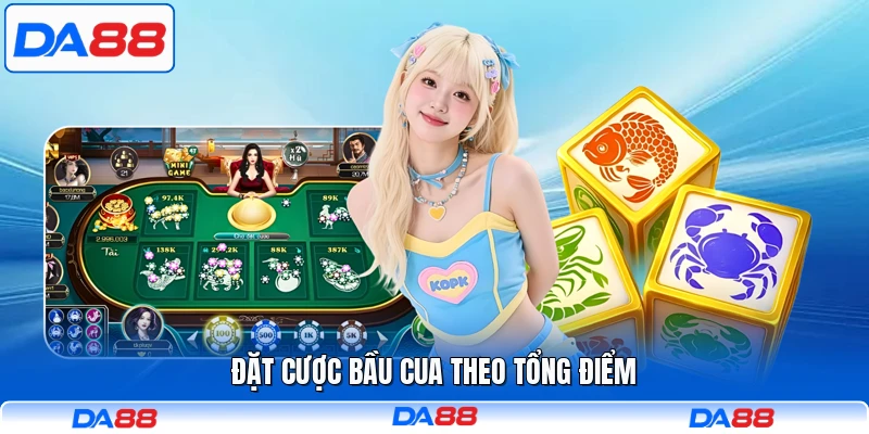Đặt cược bầu cua theo tổng điểm