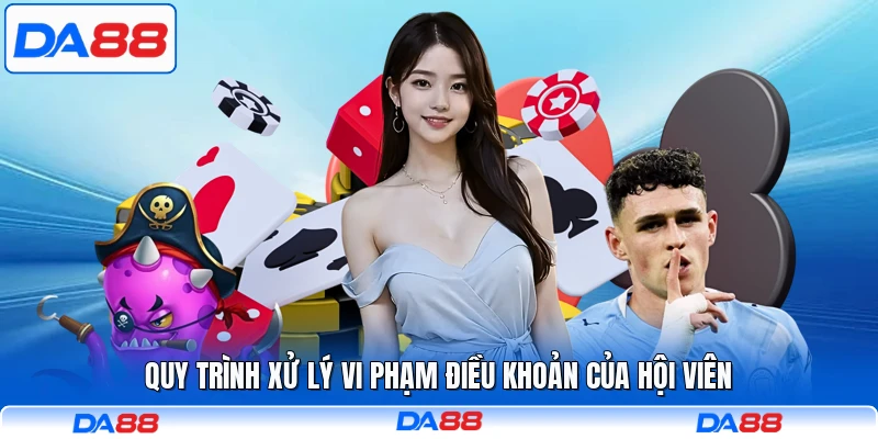 Quy trình xử lý vi phạm điều khoản của hội viên