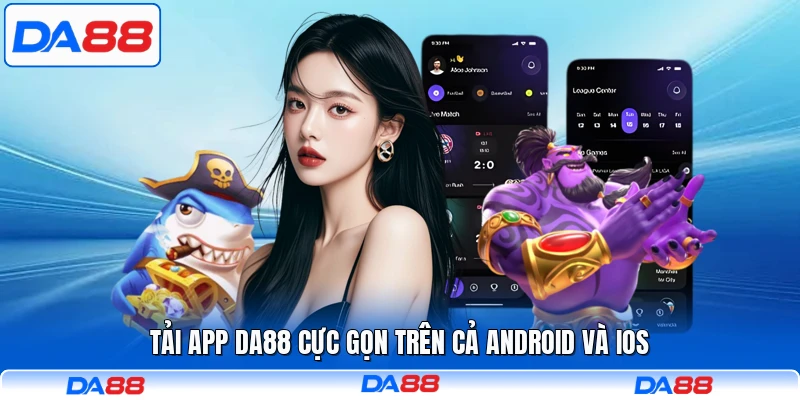 Tải app DA88 cực gọn trên cả android và iOS