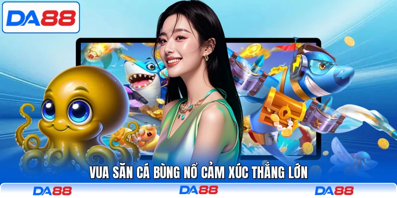 Vua Săn Cá bùng nổ cảm xúc thắng lớn